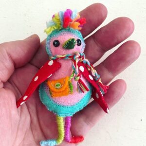 Monster Stuffies Fiber Art August 28