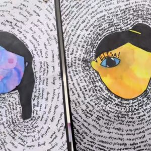 Self Portrait Silhouettes October 23